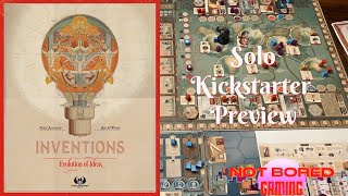 Inventions: Evolution of Ideas - Solo Kickstarter Preview - Not Bored Gaming