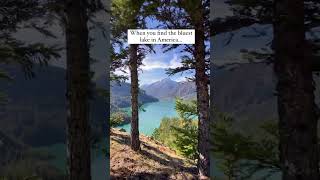 Diablo Lake in North Cascades is Gorgeous!! #northcascades #travel #shortsirl #nationalpark