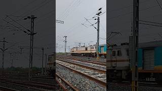 WAP7 CHENNAI RAJDHANI EXP#train #indian #indianrailways #rajdhani #chennai #india #youtubeshorts