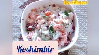 Koshimbir recipe/Maharashtrian koshimbir recipe in hindi 😋/tomato  Raita