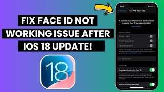 How To Fix Face ID Not Working Issue After IOS 18 Beta Update on iPhone- 2024