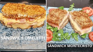 2 RECETAS DE SÁNDWICH 🥪 qué comerás, Rápidos, Fáciles y Deliciosos / cena rápida 😋