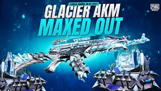 [PUBG Mobile] $7500 UC Glacier AKM With On Hit Effect ❄ Starsea Admiral AKM Maxing | New AKM Skin