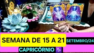 CAPRICÓRNIO ♑️ SEMANA DE 15 A 21 DE SETEMBRO DE 2024/2 acontecimentos  #tarot