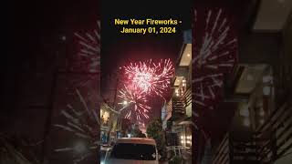 New Year Fireworks at Primarosa Phase 5 - January 01, 2024 #newyear2024