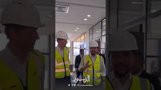 الامير الحسين يزور ميناء حاويات العقبة ويطلع على سير العمليات اللوجستية فيه