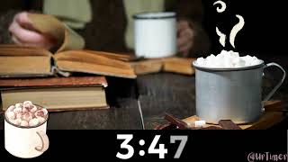 10 Minute Countdown Timer with Coffee & Book with Jazz Music