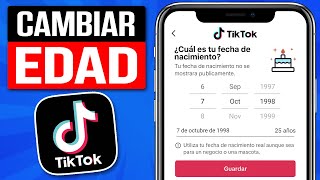 ✅ Cómo CAMBIAR tu EDAD en TIKTOK (2024)