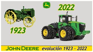 Tractores JOHN DEERE - Historia y Evolución / JOHN DEERE History and Evolution (1923-2022)