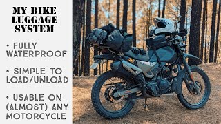 How I Carry Luggage on a Hero Xpulse 200 | Fully Waterproof Adventure Motorcycle Touring Setup