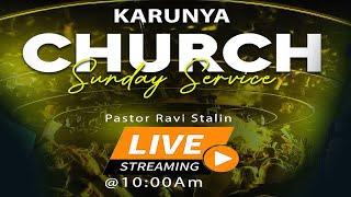 SUNDAY SERVICE LIVE | Msg by Dr.Ravi stalin | November-20-2022 KARUNYA MINISTRIES.