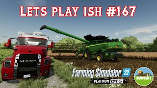 Elmcreek Let's Play ish #167 Harvesting    Farming Simulator 22  #FS22