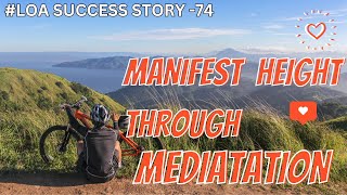 MANIFEST #height THROUGH #meditation #lawofattractioninhindi #manifestation #lawofmanifestation