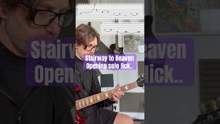 Stairway To Heaven opening solo guitar lick. #stairwaytoheaven #guitar #tutorial #fyp #guitarlicks