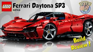 Lego Technic 1:8 Scale Supercar BUILD REVIEW : Ferrari Daytona SP3 : 42143