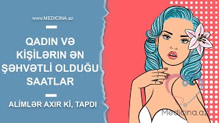 Qadın və kişilərin ən şəhvətli olduğu saatlar - ALİMLƏR AXIR Kİ, TAPDI