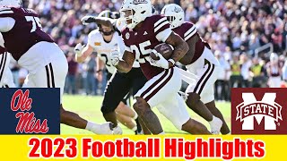 13 Ole Miss vs Mississippi State FULL GAME HIGHLIGHTS HD | NCAAF Week 12|College Football 2023