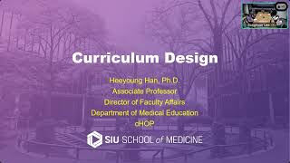 Curriculum Development Heeyoung Han, PhD