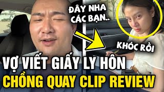 Chồng nhây TRÊU VỢ đến nỗi nóc nhà TỨC PHÁT KHÓC viết cả đơn ly hôn mà VẪN NGỒI REVIEW | Tin 3 Phút