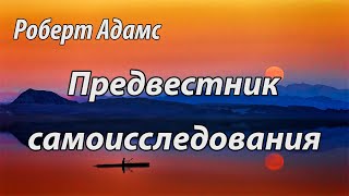 Предвестник самоисследования. Роберт Адамс (НикОшо)