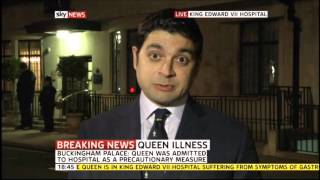 The Queen in Hospital March 2013 - Sky News interview Rafe Heydel-Mankoo