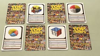 Twisty Puzzle Playing Cards - Top Trumps (Not Donald) - Rubik's Cube type puzzles