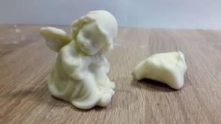 Слепить ангела из мастики за 5 минут | To sculpt the figure of an angel