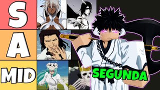 NEW Updated Segunda Tier List.. | Type Soul