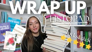 18 KSIĄŻEK, które przeczytałam w LISTOPADZIE 📚☃️ WRAP UP