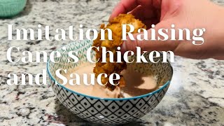 Making Raising Cane's Chicken Tenders and Sauce