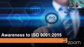 ISO 9001:2015 Awareness Session (Quality Management System)