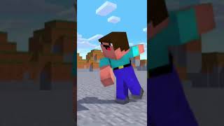 Noobra ji Notch entity 303 Vs Herobrine Cricket race#minecraft #shorts