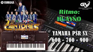 Ritmo Huayño CANTORES DEL REY - Yamaha SX 700