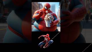 Fat Superheroes eating ice cream 💥🍨All Marvel vs DC #marvel #avengers #dc #subscribe