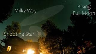 Milky Way and Shooting Stars Nightlapse