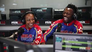 The Harlem Globetrotters chat with Rowey and Bicks on FIVEaa