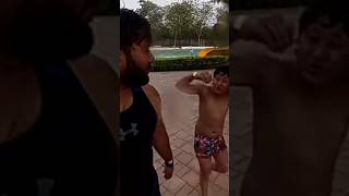 Chinu Dar Gaya waterpark me 😂 #nikkuvlogz #trending #viral  #waterpark