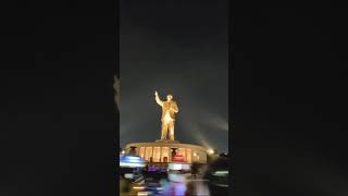 Ambedkar statue night time