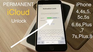 Permanently iCloud Unlock Without Apple ID and Password iPhone 4,4s,5,5c,5s,6,6s,plus,7,7s,plus,8✔