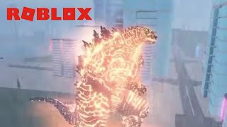 Roblox Kaiju univers - Thermo Godzilla remodel Walk Animation