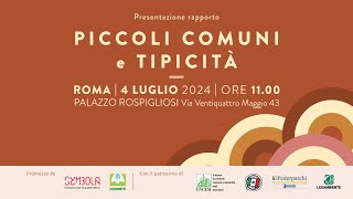 Presentazione "Piccoli Comuni e Tipicità"