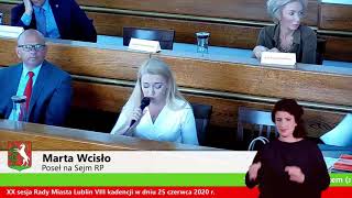 10  Debata o stanie m  Lublin 2019   Marta Wcisło