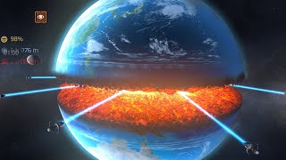 How I created two halves of the Earth. Dividing a planet in Solar Smash