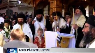 TVR2 stire despre inmormantarea Parintelui Justin Parvu