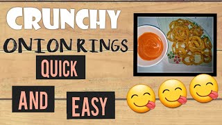 Quick & Easy Onion rings |BABA TV