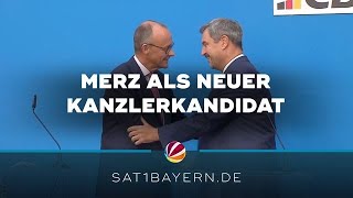 Markus Söder bleibt in Bayern: Friedrich Merz wird Kanzlerkandidat der Union