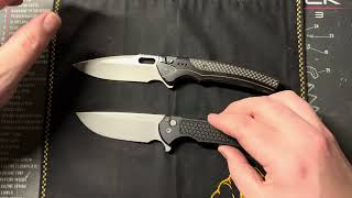 Protech mordax review and comparison to We knife co Exciton!