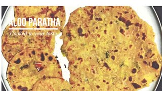 Simple & Tasty Aloo Paratha Recipe in Tamil | சுலபமாக ஆலூ பரோட்டா செய்வது எப்படி