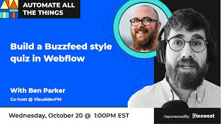 Build a Buzzfeed style quiz in Webflow with Ben Parker | AATT #61