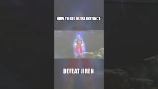 How to get Ultra instinct in Xenoverse 2 #Xenoverse2 #shorts #Goku